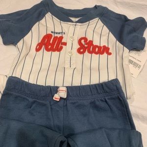 Brand new baseball outfit